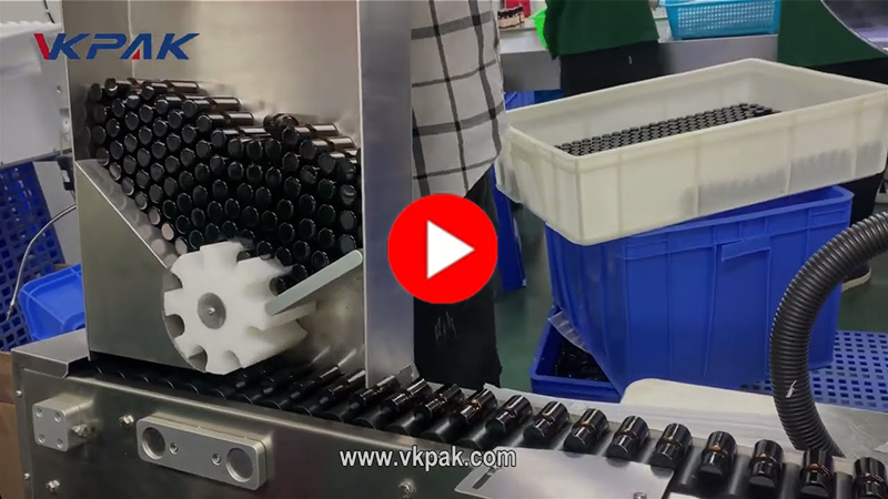 Automatische horizontale Etikettiermaschine für ätherische Ölflaschen