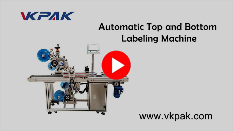 Automatische Etikettiermaschine für Ober- und Unterseite