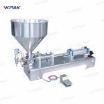 Vollpneumatische Flüssigpasten-Abfüllmaschine für kosmetische Cremelotion