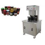 Halbautomatische Vakuum-Verschließmaschine für Gläser zum Verschließen von Metallkappen