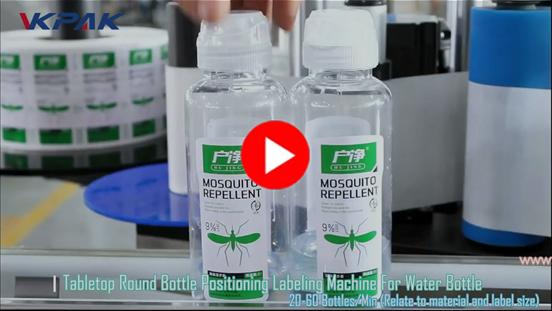 VK-TL Automatische Tisch-Etikettiermaschine für Wasserflaschen