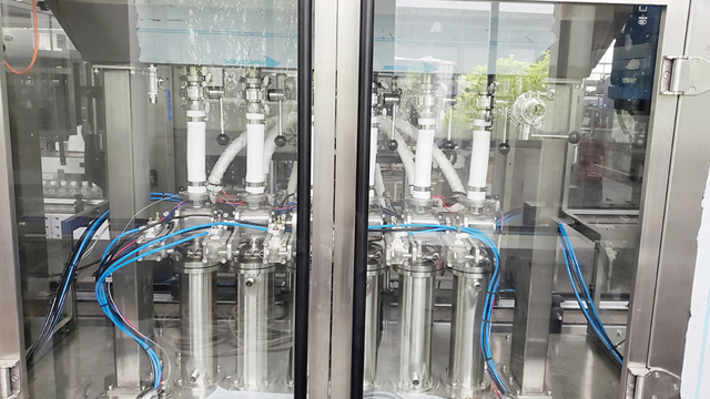 6 Köpfe großer Behälter 5L Flüssigkeitsabfüllung, doppelseitiger Verschluss