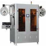 Automatische Doppelkopf-Becher-Trinkflaschen-Hülsenetikettiermaschine