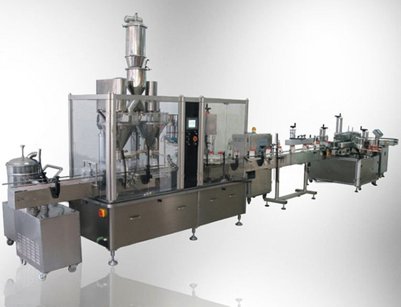 filling sealing capping labeler line for powder milk food pharma Füll-, Verschluss- und Etikettierlinie.jpg