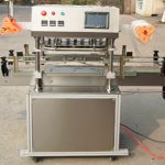 Automatische Folienversiegelungsmaschine für Snackgläser mit drei Köpfen