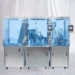 Abfüll- und Verschließmaschine für pharmazeutische Fertigspritzen