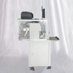 Halbautomatische Faltetikettiermaschine zum Drucken und Anbringen von Kabeldrahtaufklebern