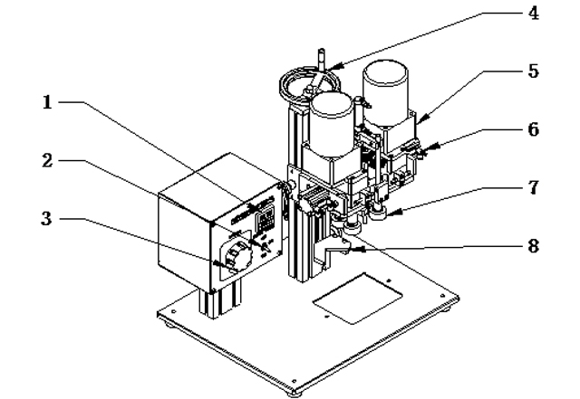 illustration of screw capping machine desktop Desktop-Schraubverschlussmaschine.jpg